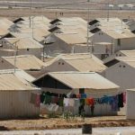 Camp de réfugiés à la frontière jordano-syrienne. D. R.
